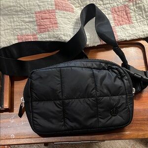 Black Quilted Crossbody Bag